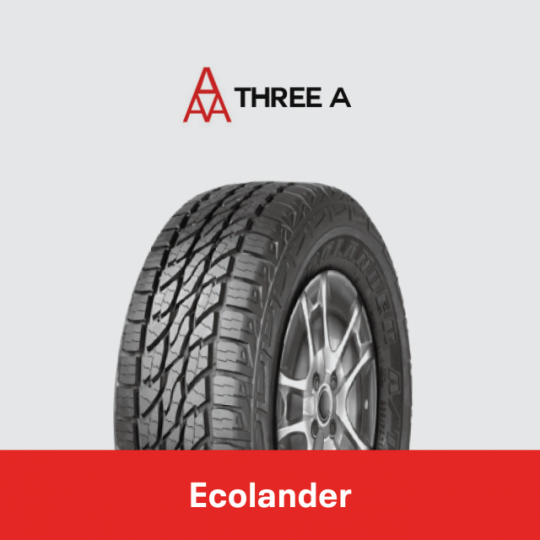 THREE A Tyre Tubeless 275/65/17 115T ECOSAVER Tires and More