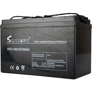 Sunoxx Tubular Battery 200Amp مع اسيد (GWT - 63.5 Kg)